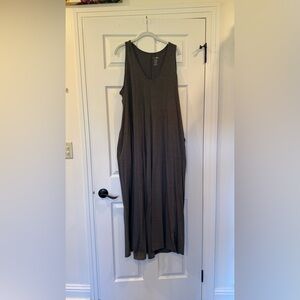 NATURAL LIFE Charcoal/Brown/Green Jumpsuit